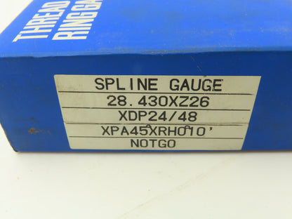 OSG Spline Threaded Ring Gauge XPA45° XRH0° Inspection No Go