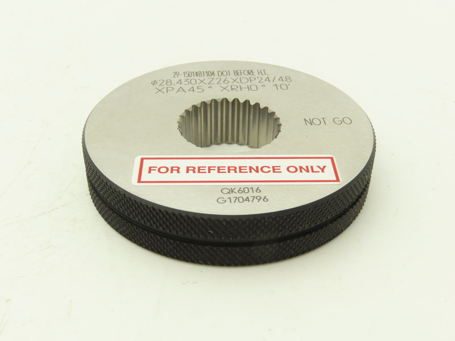 OSG Spline Threaded Ring Gauge XPA45° XRH0° Inspection No Go