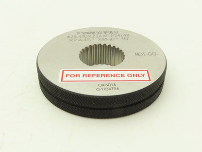 OSG Spline Threaded Ring Gauge XPA45° XRH0° Inspection No Go