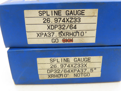OSG Spline Threaded Ring Gauge XPA37.5° XRH0° Inspection Go / No Go Set