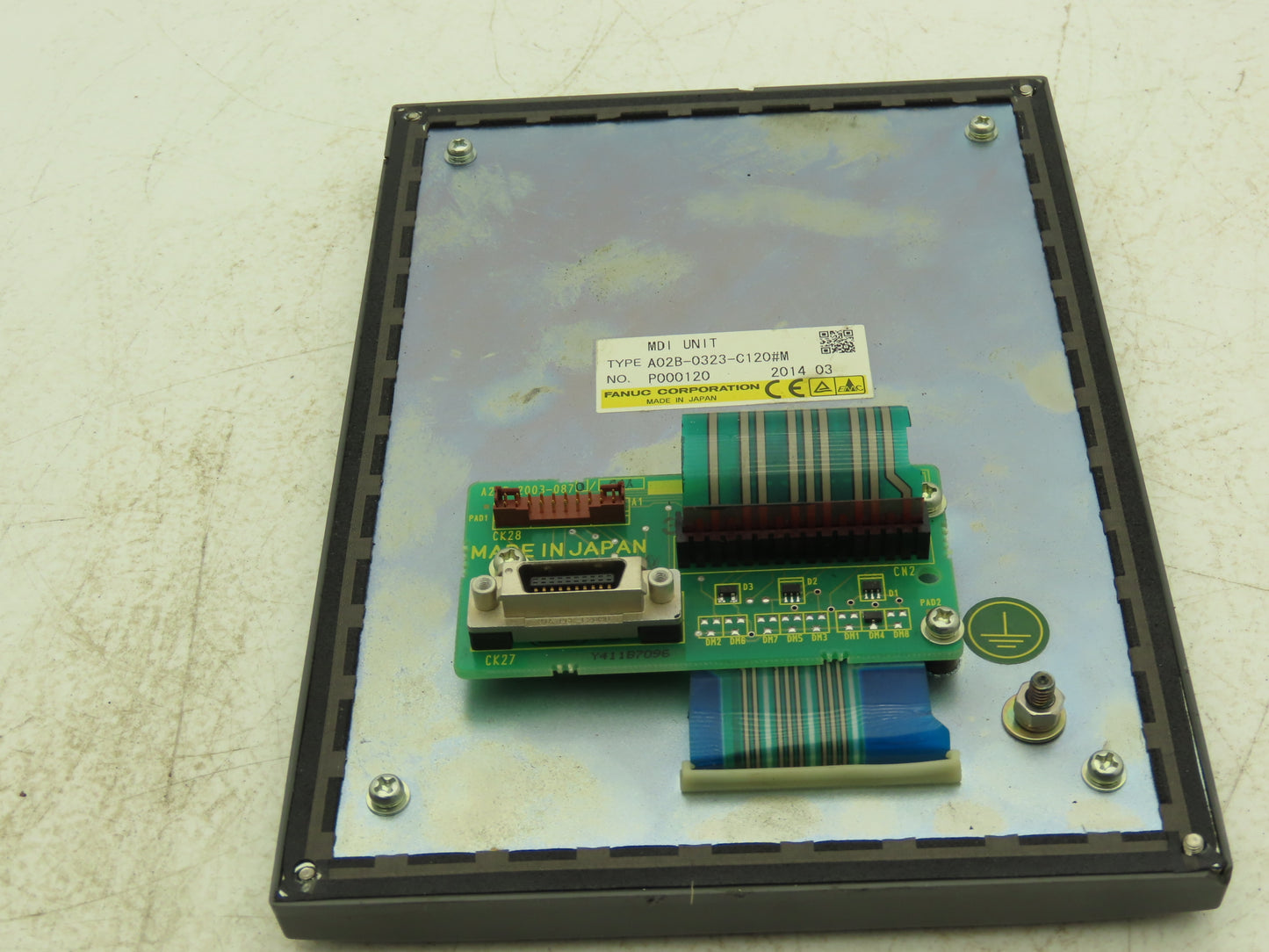Fanuc A02B-0323-C120#M MDI Unit Operator Interface Control Panel Keypad 44-Key