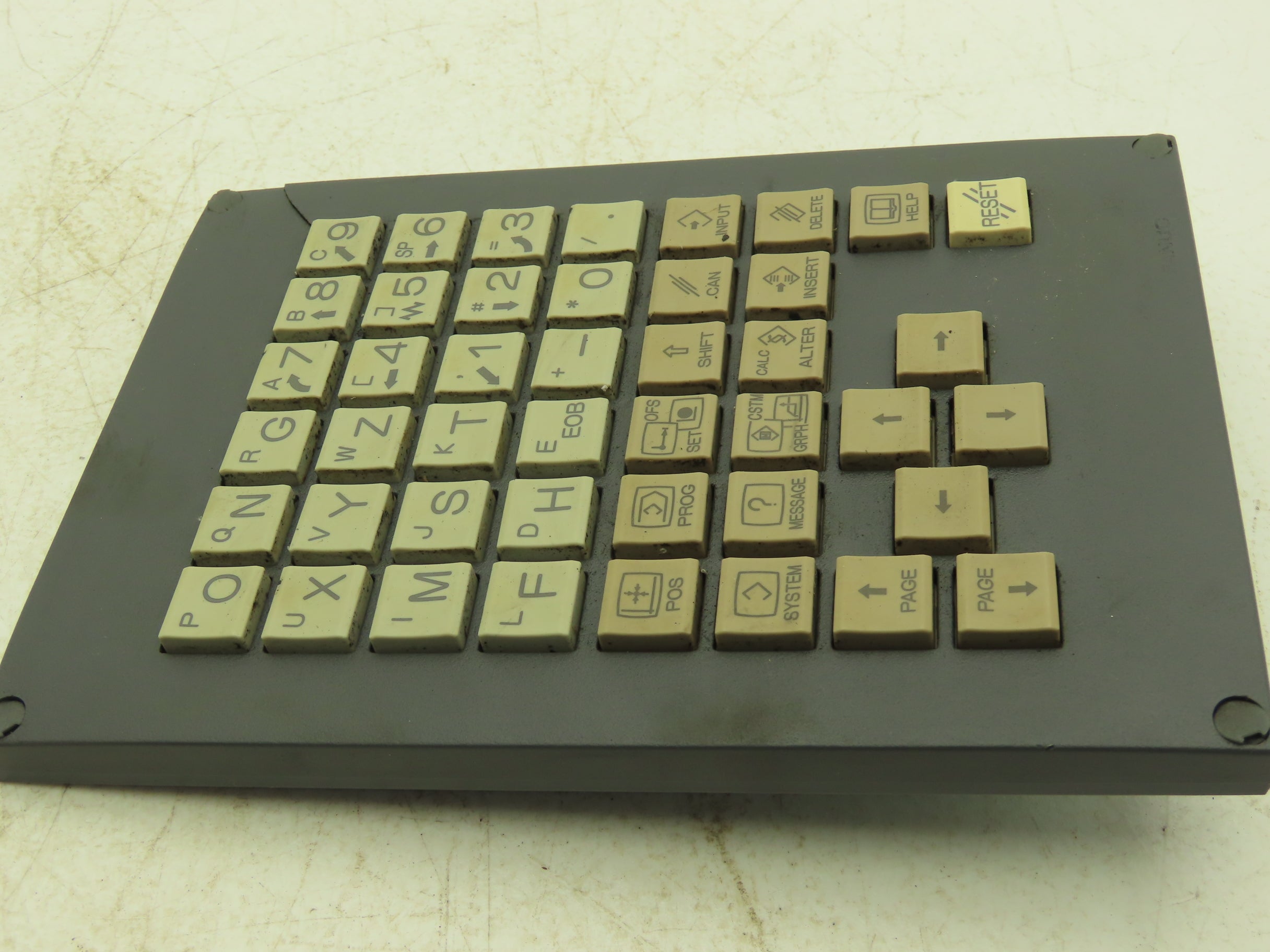 Fanuc A02B-0323-C120#M MDI Unit Operator Interface Control Panel Keypa ...