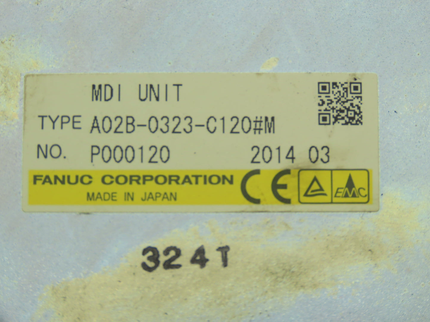 Fanuc A02B-0323-C120#M MDI Unit Operator Interface Control Panel Keypad 44-Key