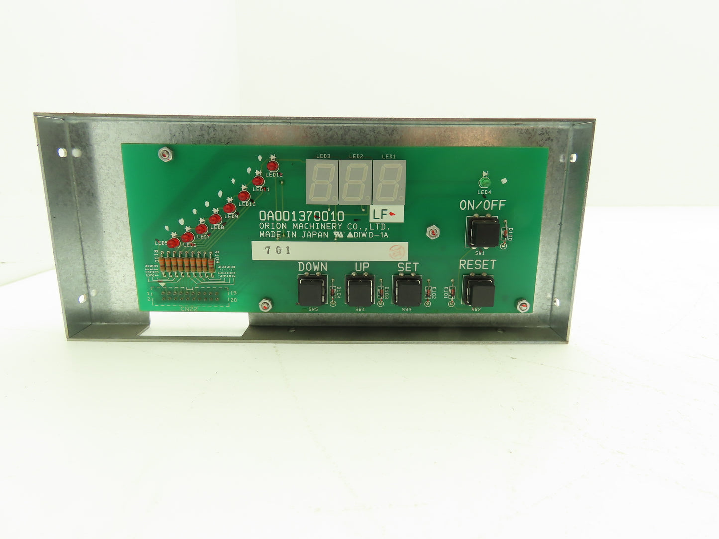Orion Machinery 0A001370010 Printed Circuit Control Board Control RKE22000A-V