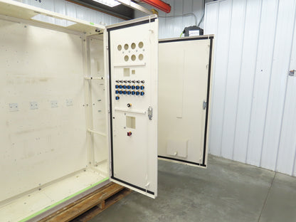 3 Door Freestanding Electrical Enclosure 1900x2300x500mm 75x90x20"