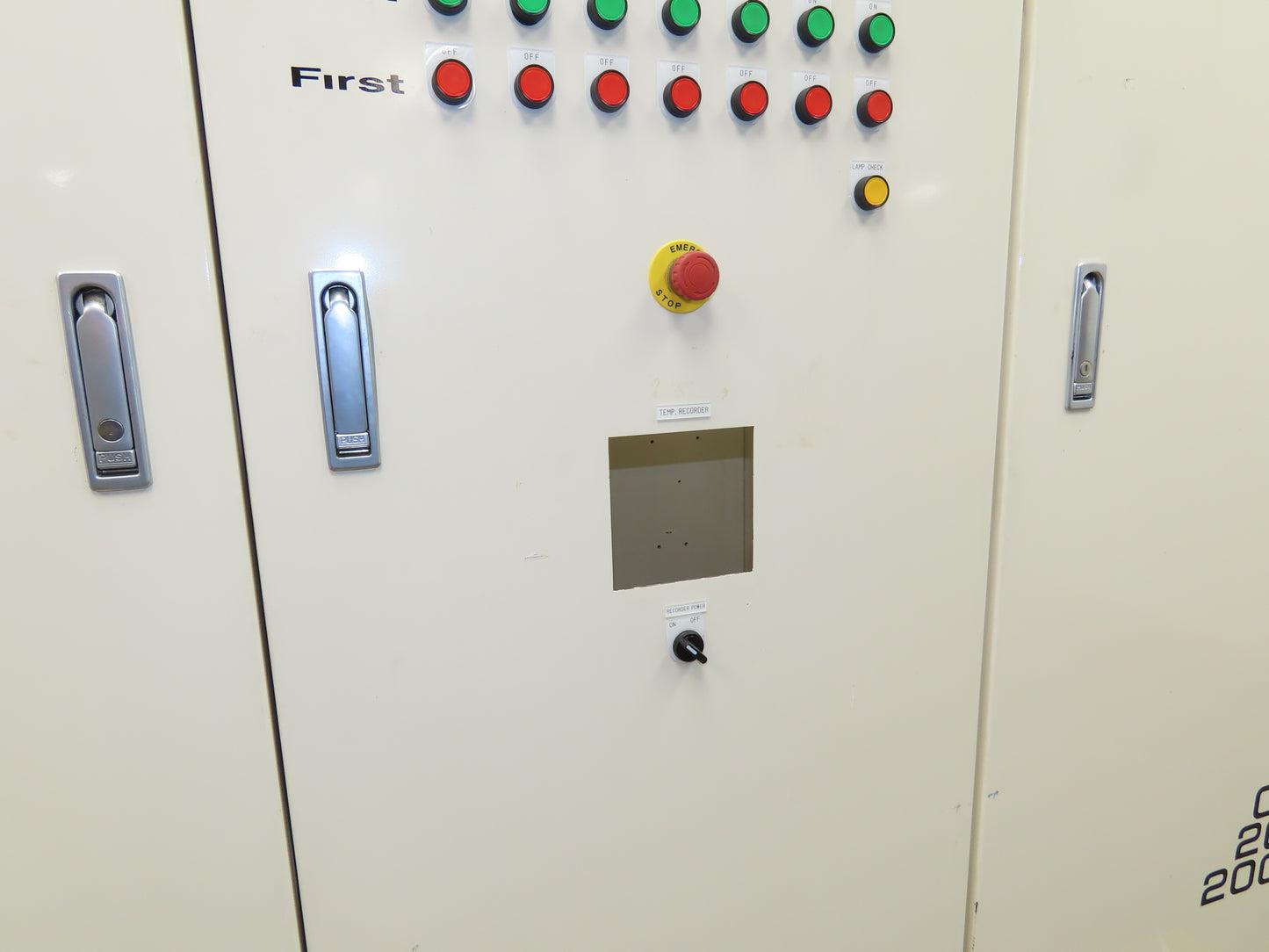 3 Door Freestanding Electrical Enclosure 1900x2300x500mm 75x90x20"