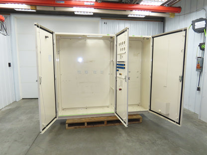 3 Door Freestanding Electrical Enclosure 1900x2300x500mm 75x90x20"