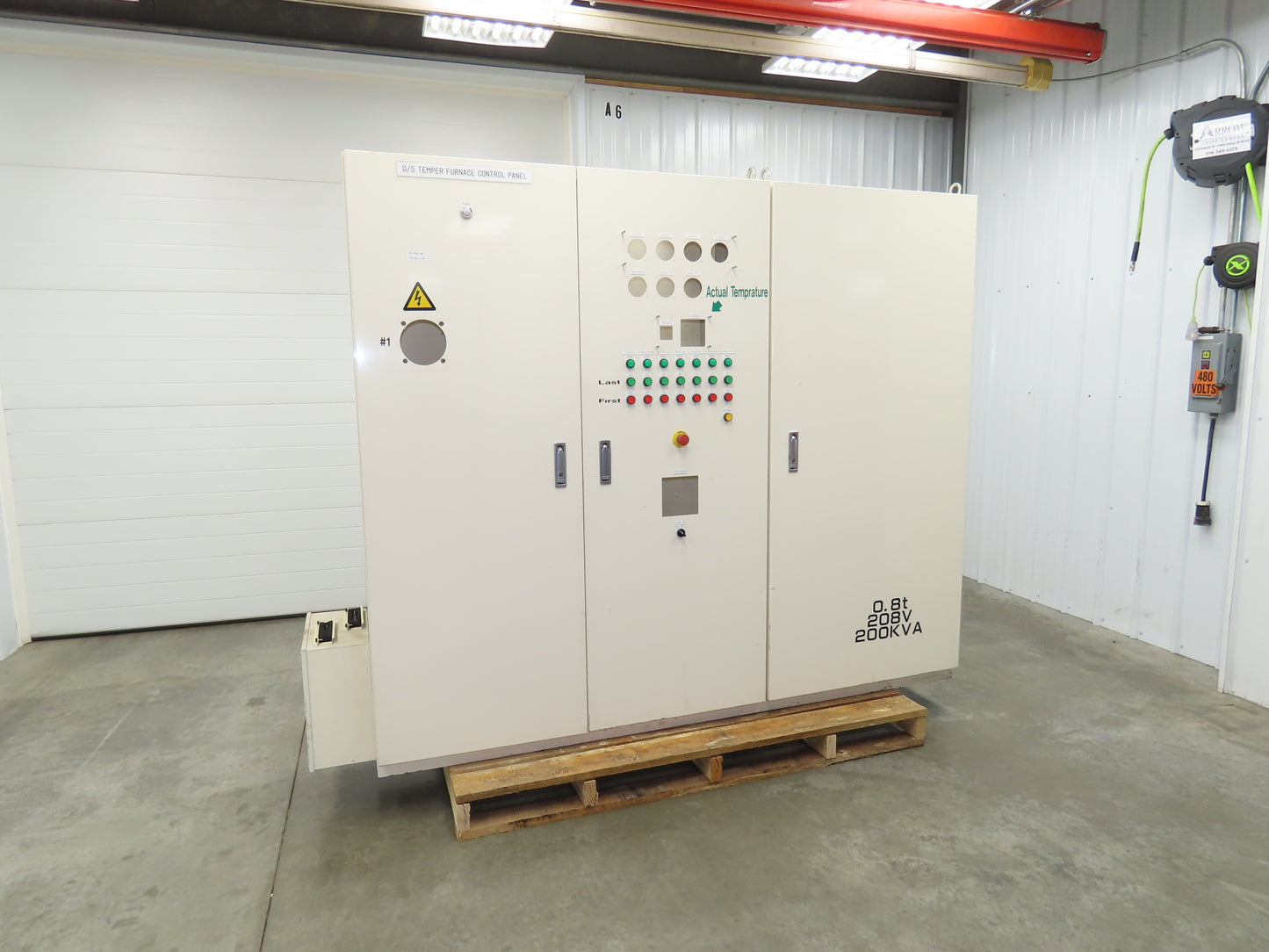 3 Door Freestanding Electrical Enclosure 1900x2300x500mm 75x90x20"