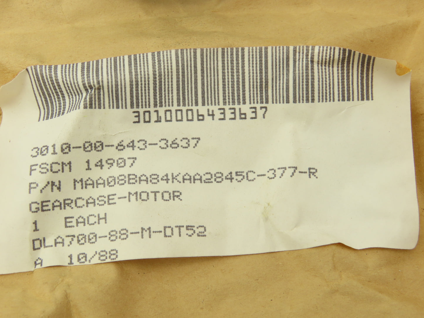Cramer Co 2845C-377 Gearcase Motor 115V 60hz 2.7W 5RPM Lot of 3