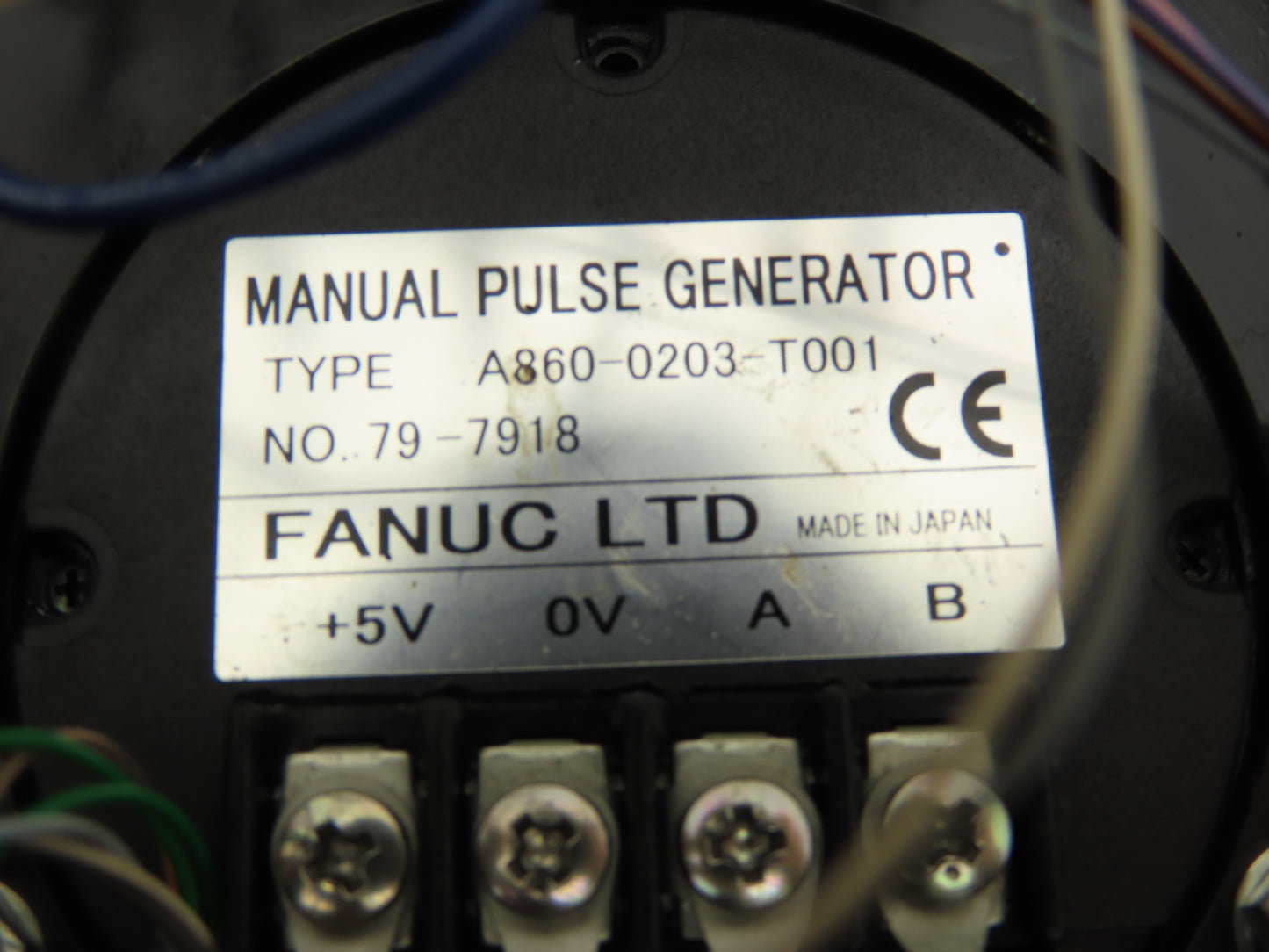 Fanuc A860-0203-T012 CNC Manual Pulse Generator Handwheel A860-0203-T001