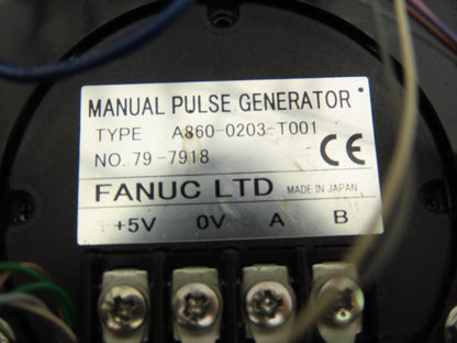 Fanuc A860-0203-T012 CNC Manual Pulse Generator Handwheel A860-0203-T001