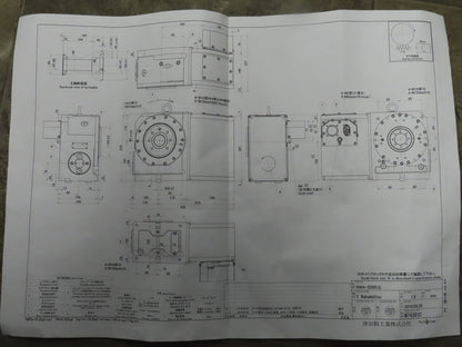 Tsudakoma Koma Precision RWA-200R-G CNC Rotary Indexer Clamp Table 200mm Dia 8"