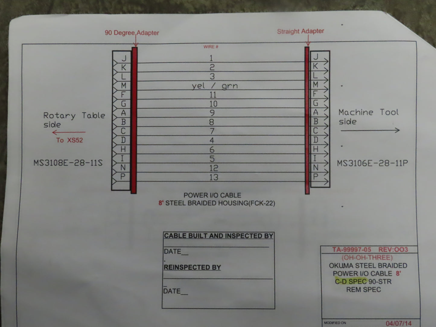 Tsudakoma Koma Precision RWA-200R-G CNC Rotary Indexer Clamp Table 200mm Dia 8"