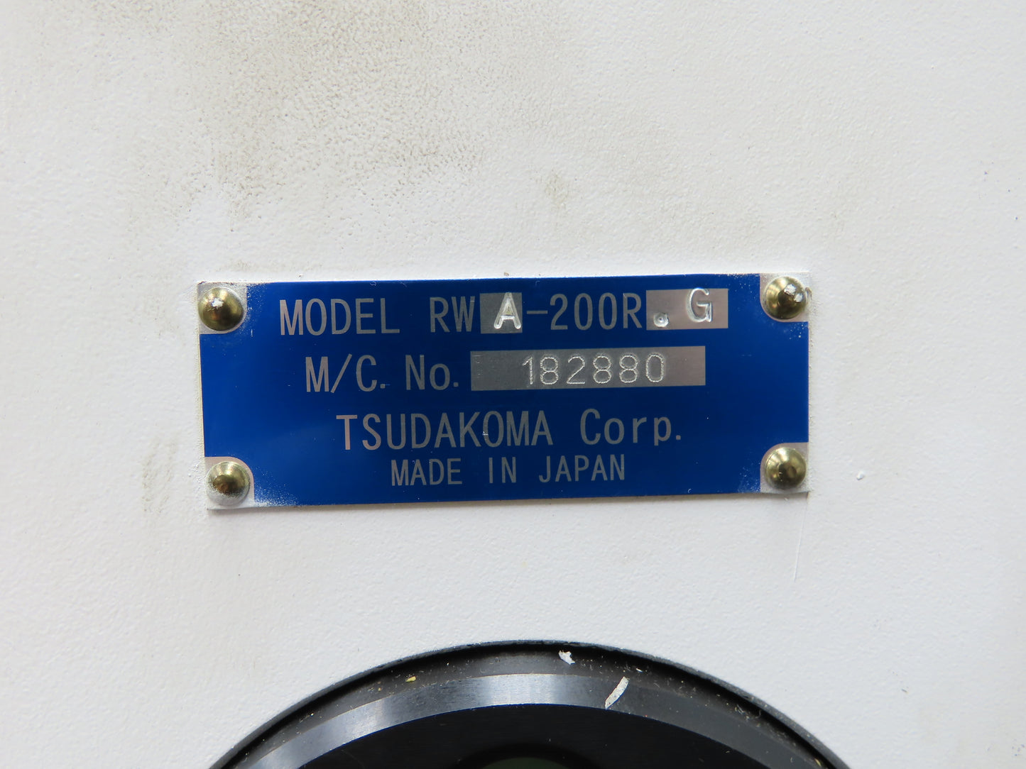 Tsudakoma Koma Precision RWA-200R-G CNC Rotary Indexer Clamp Table 200mm Dia 8"