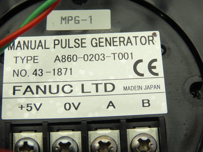 Fanuc A860-0203-T012 CNC Manual Pulse Generator Handwheel A860-0203-T001