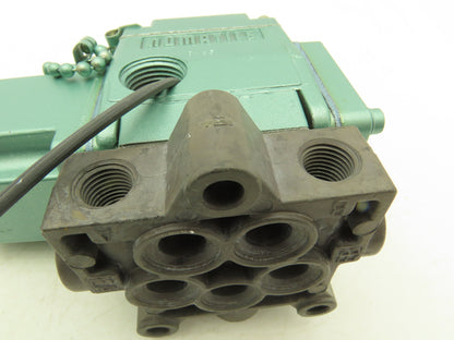 Numatics 12SAD4410A Pneumatic Air Solenoid Valve 120V 5 Way 2 Position