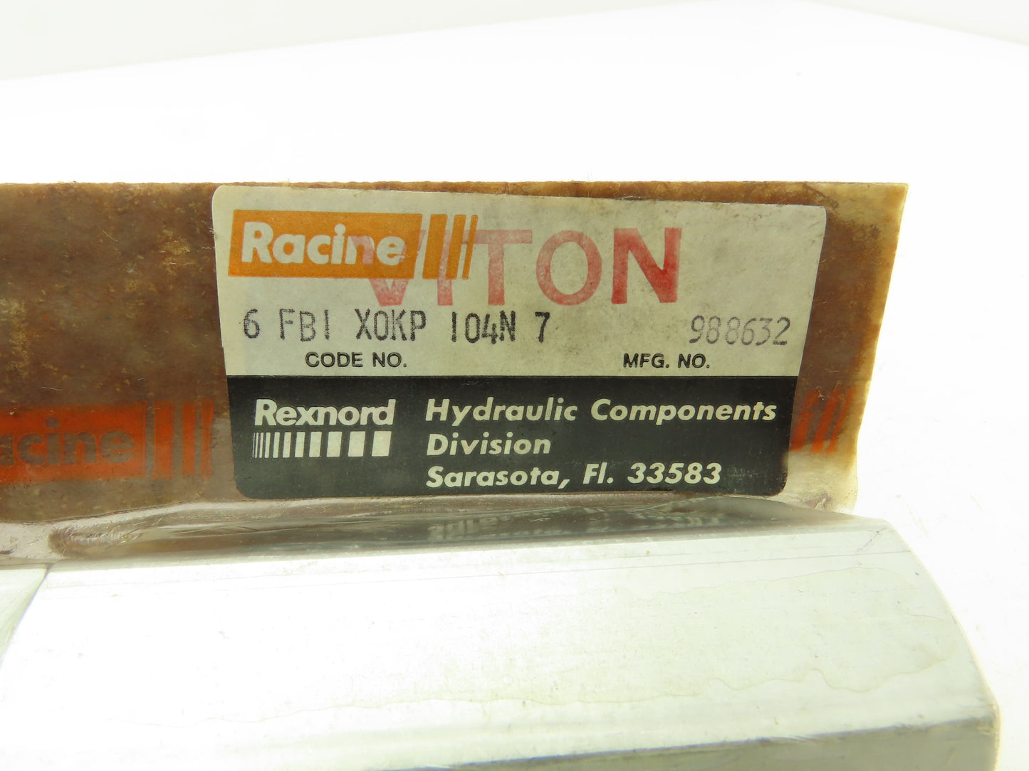 Rexnord Racine 6 FBI X0KP 104N 7 Flow Valve 1/2" NPT Check Valve 598863280
