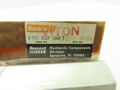 Rexnord Racine 6 FBI X0KP 104N 7 Flow Valve 1/2" NPT Check Valve 598863280
