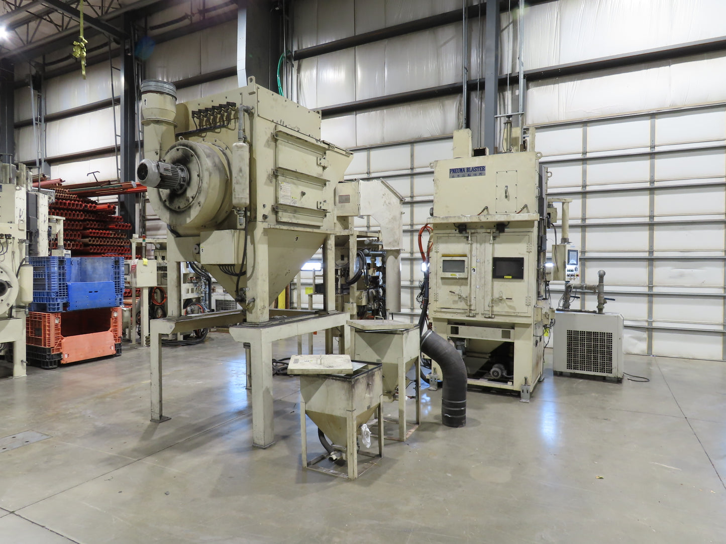 Fuji Pneuma-Blaster Automatic Rotary Air Blower Shot Blaster & Dust Collector