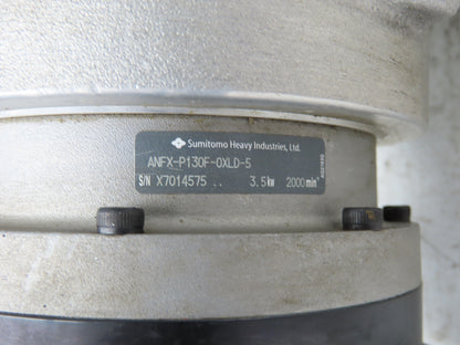 Sumitomo ANFX-P130F-0XLD-5 Inline Servo Gearbox 5:1 Planetary Reducer 3.5kW