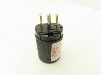Hubbell HBL7485V Midget Twist-Lock Male Plug 15A 125VAC 3-Pole 3-Wire  Lot of 5
