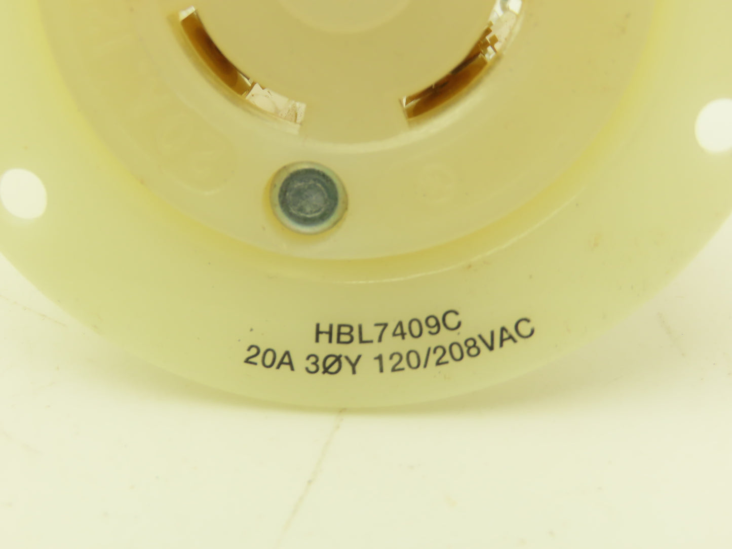 Hubbell HBL7409C Twist-Lock Flanged Receptacle 20A 3PH 120/208V 4P 4W  Lot of 6