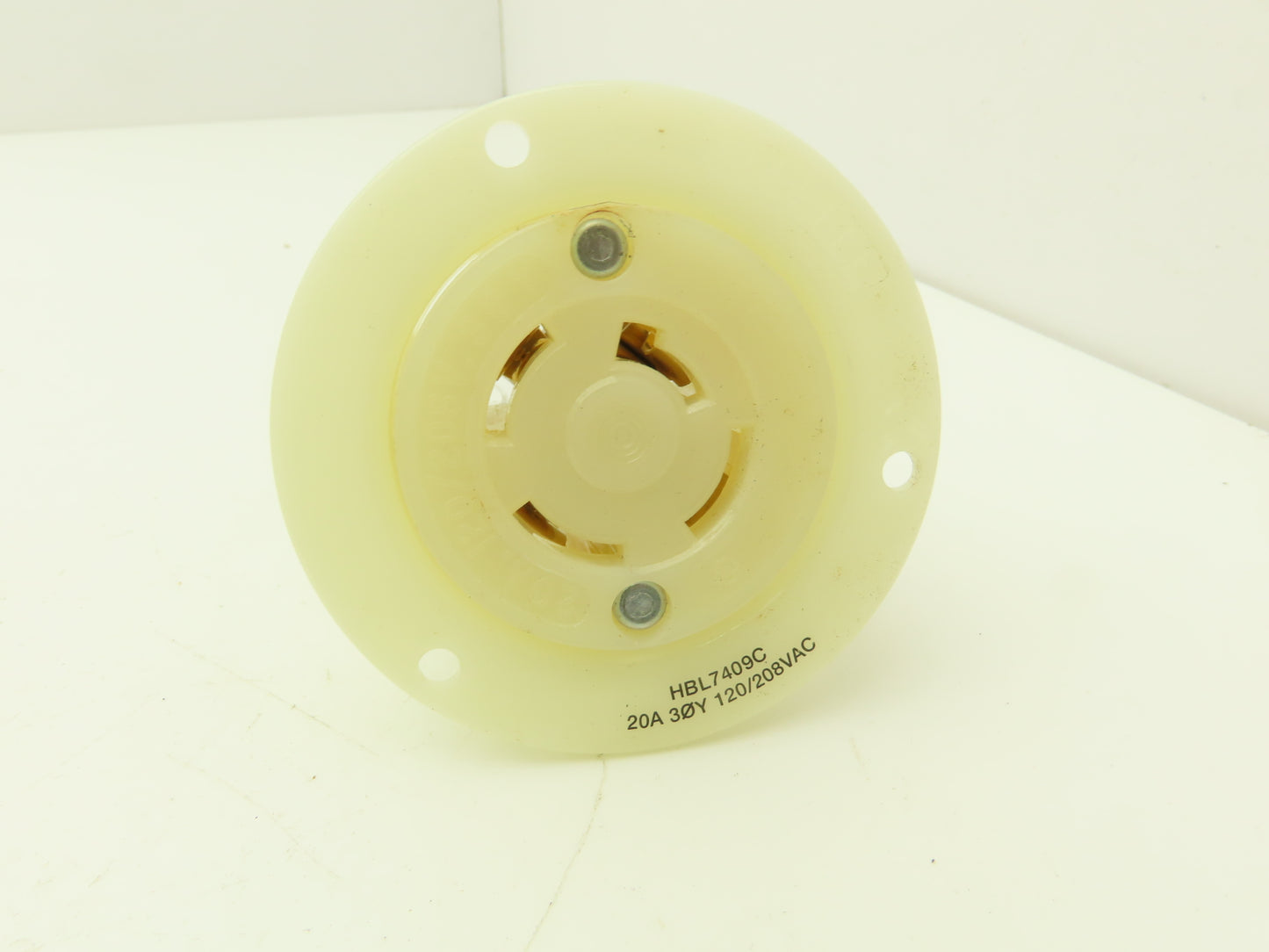 Hubbell HBL7409C Twist-Lock Flanged Receptacle 20A 3PH 120/208V 4P 4W  Lot of 6