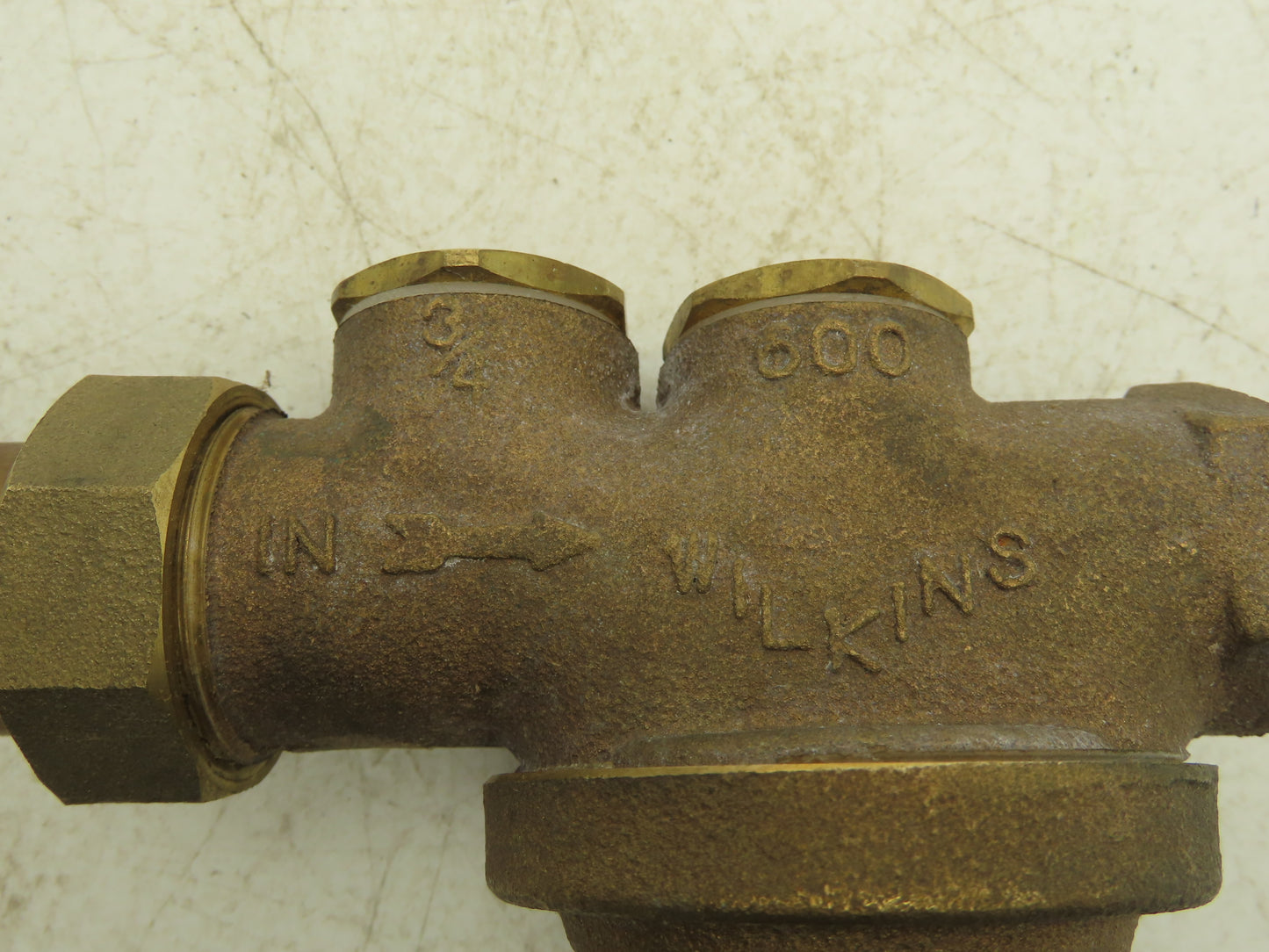 Wilkins Regulator 600LPV Pressure Reducing Valve and Strainer 3/4" NPT 10-35 PSI