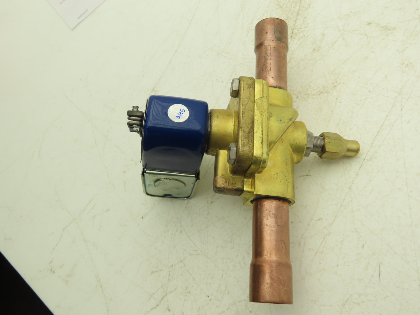 Alco Controls Brass Solenoid Valve 120V 50/60Hz 3/4" Copper Sweat Connection
