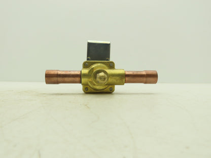 Alco Controls Brass Solenoid Valve 120V 50/60Hz 3/4" Copper Sweat Connection