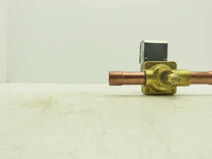 Alco Controls Brass Solenoid Valve 120V 50/60Hz 3/4" Copper Sweat Connection