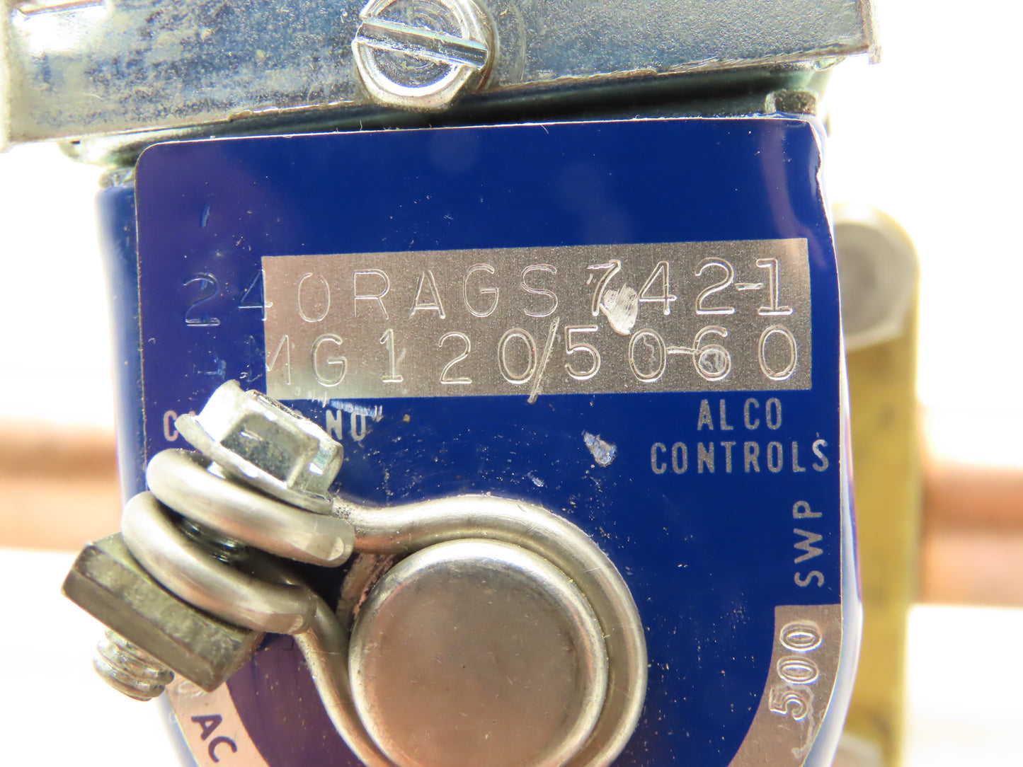 Alco Controls Brass Solenoid Valve 120V 50/60Hz 3/4" Copper Sweat Connection