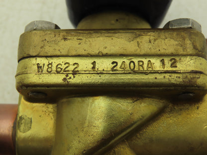 Alco Controls Brass Solenoid Valve 120V 50/60Hz 3/4" Copper Sweat Connection