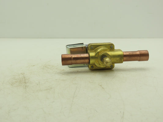Alco Controls Brass Solenoid Valve 120V 50/60Hz 3/4" Copper Sweat Connection