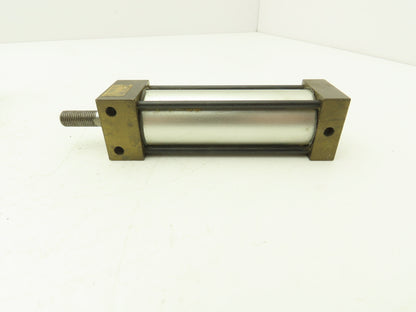 Mosier TF-38 Pneumatic Air Cylinder 1-1/8" Bore x 3" 3/8"-24 Rod Stroke Lot of 3