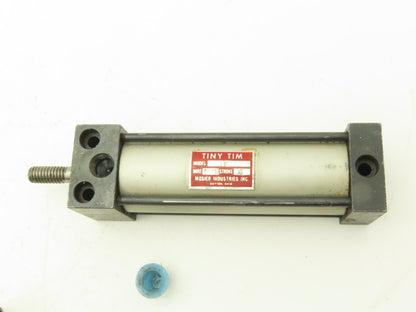 Mosier TF-38 Pneumatic Air Cylinder 1-1/8" Bore x 3" 3/8"-24 Rod Stroke Lot of 3
