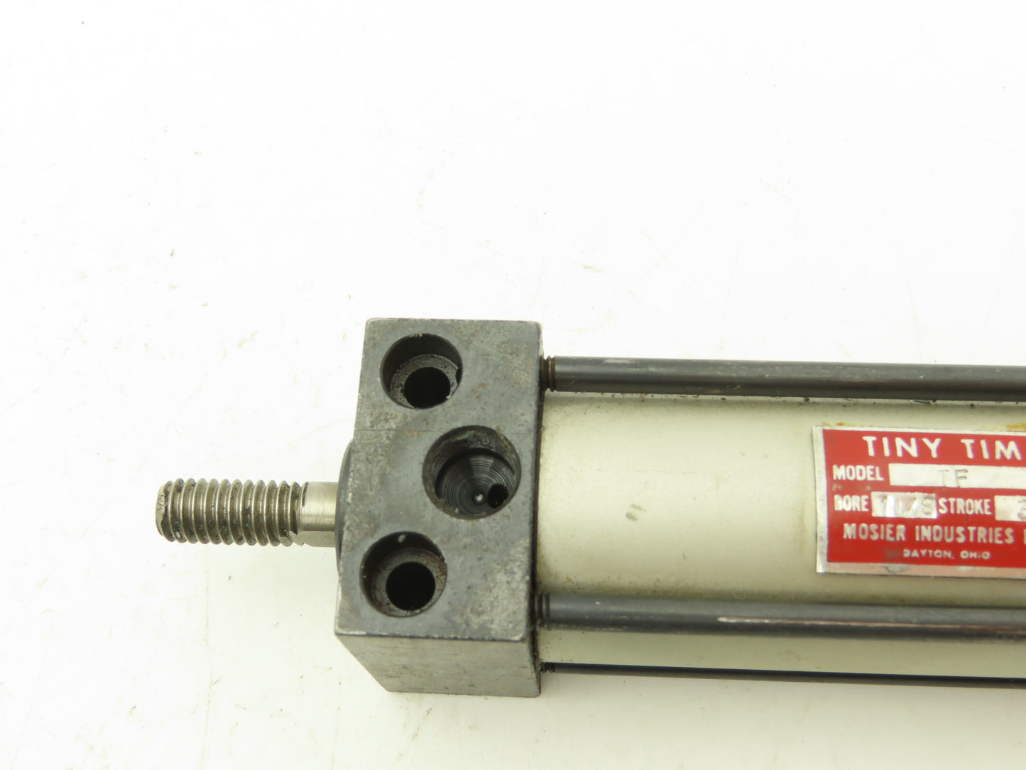 Mosier TF-38 Pneumatic Air Cylinder 1-1/8" Bore x 3" 3/8"-24 Rod Stroke Lot of 3