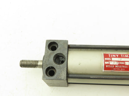 Mosier TF-38 Pneumatic Air Cylinder 1-1/8" Bore x 3" 3/8"-24 Rod Stroke Lot of 3