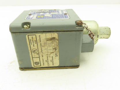 Square D 9012ACW5 Adjustable Pressure Switch 1-75 PSI 4-15 Differential