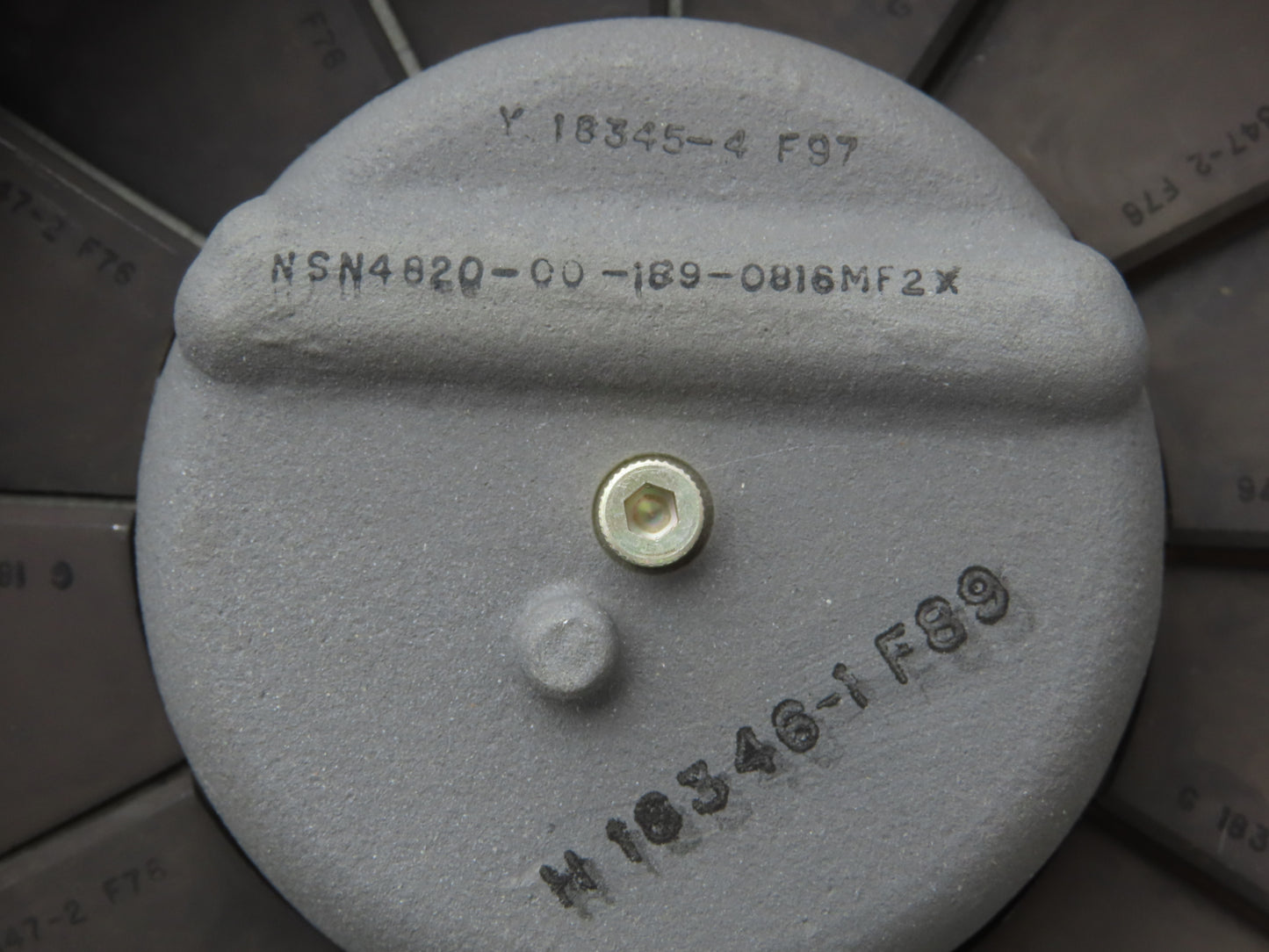 NA NSN4820-00-189-0816 Air Check Valve W/Opener 6" Dia x 2" Width