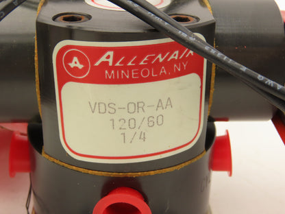Allenair VDS-OR-AA Pneumatic Solenoid Valve 1/4"NPT 120V