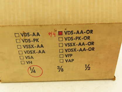 Allenair VDS-OR-AA Pneumatic Solenoid Valve 1/4"NPT 120V