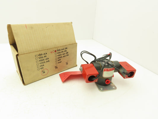 Allenair VDS-OR-AA Pneumatic Solenoid Valve 1/4"NPT 120V