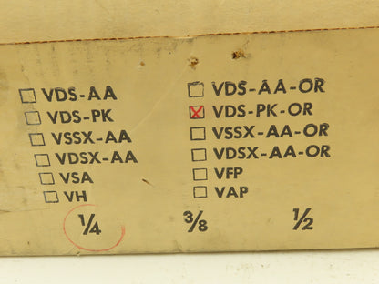 Allenair VDS-OR-PK Pneumatic Solenoid Valve 1/4"NPT 120V