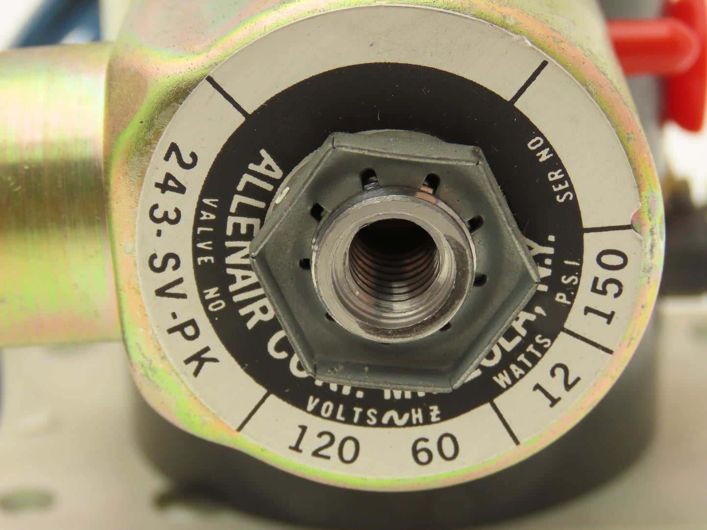 Allenair VDS-OR-PK Pneumatic Solenoid Valve 1/4"NPT 120V