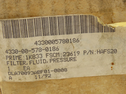 Hydrocraft HAFS20 Hydraulic Strainer Fluid Filter 1-1/2"NPT