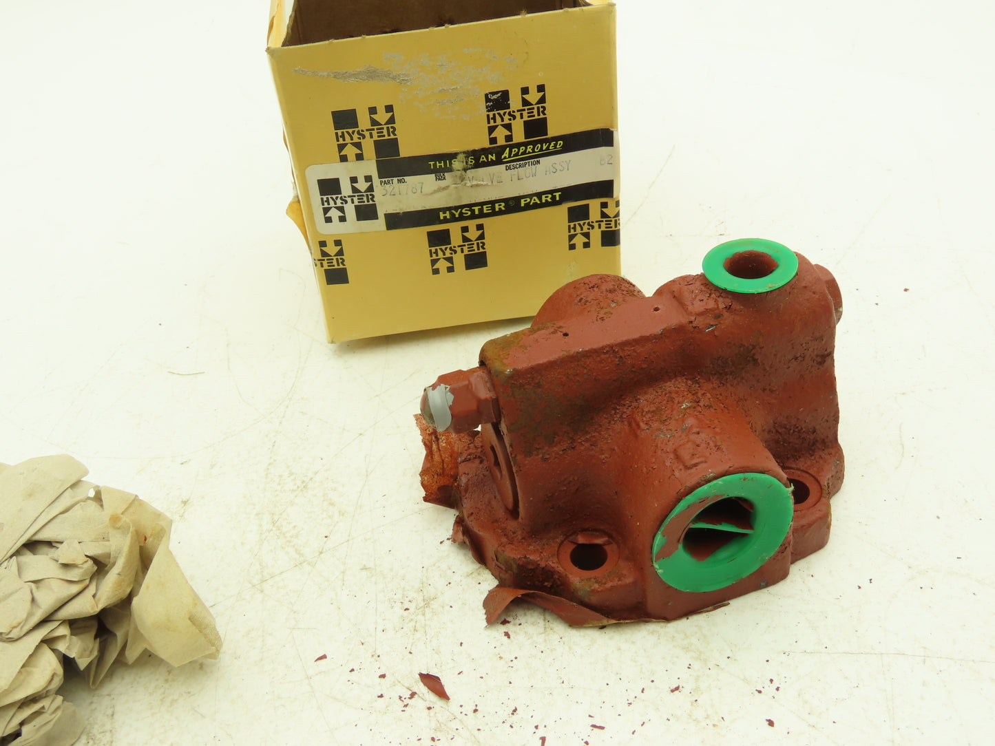 Hyster 321787 Forklift Calibrated Flow Valve For Model H60XL Diesel