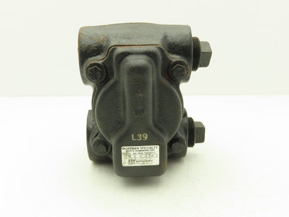 ITT Hoffman Specialty Model 55 Float & Thermostatic Steam Trap 15PSI 1-1/4"NPT