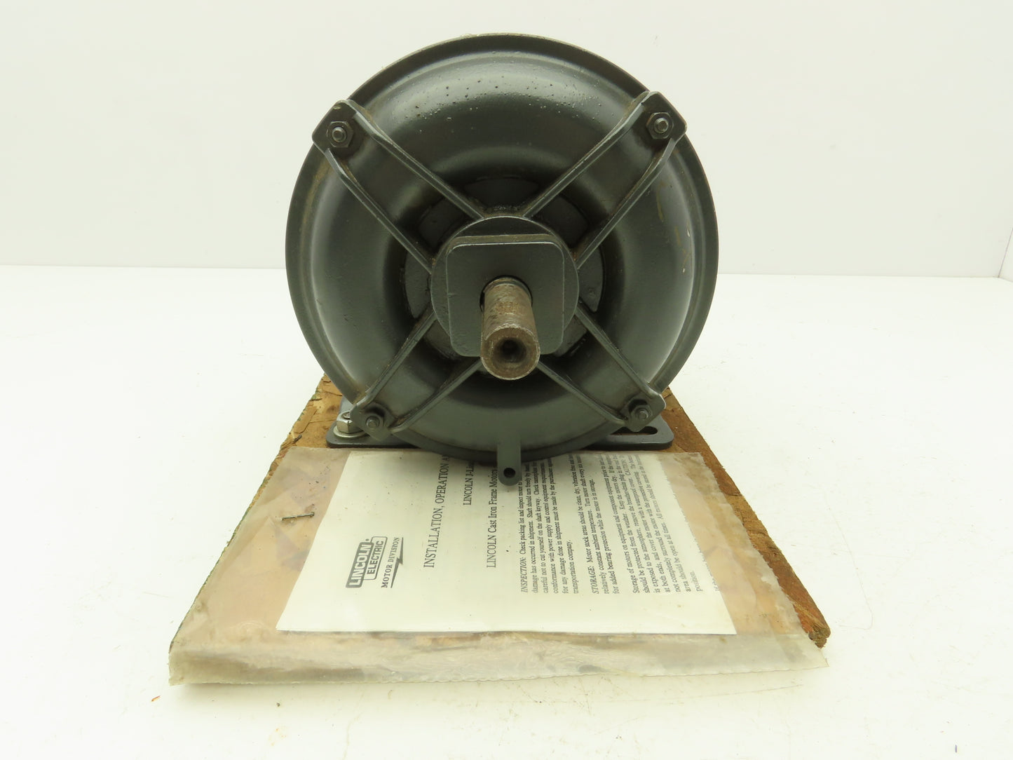 Lincoln Electric D-2J7227 AC Motor 1/2Hp 3525rpm 230/460V 3PH 56 Frame 5/8"Shaft