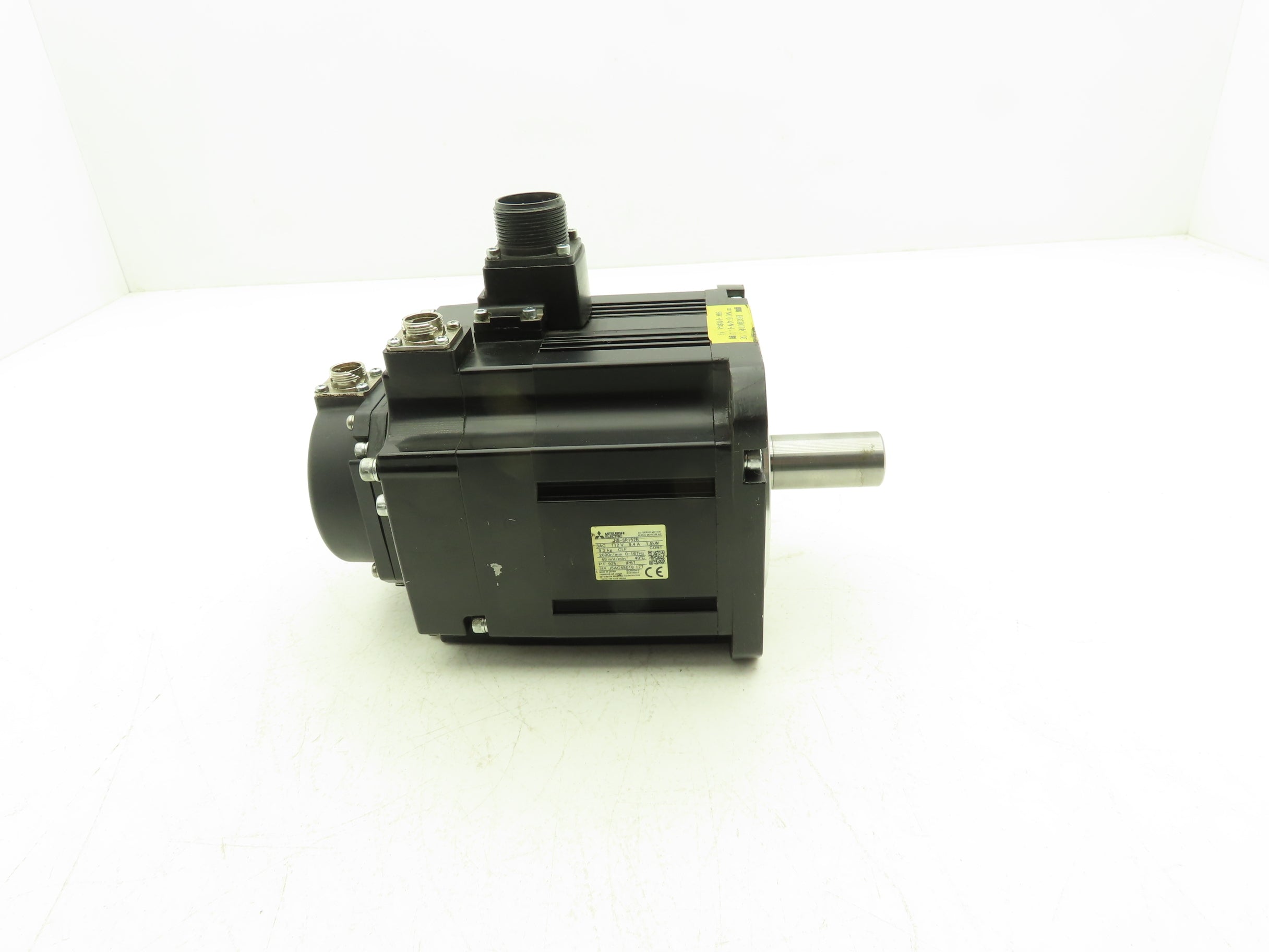 Mitsubishi HG-SR152B Servo Brake Motor 1.5kW 2000 RPM 112V 3PH Encoder ...